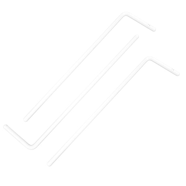 L Shape Coating Rod Petri Dish Glass 3pcs Cell Spreader Laboratory Spreader Supplies