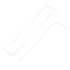 L Shape Coating Rod Petri Dish Glass 3pcs Cell Spreader Laboratory Spreader Supplies