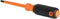 Klein Tools 6834INS Insulated Screwdriver, 1000V #2 Phillips Tip with 4-Inch Shank, Cushion-Grip Handle