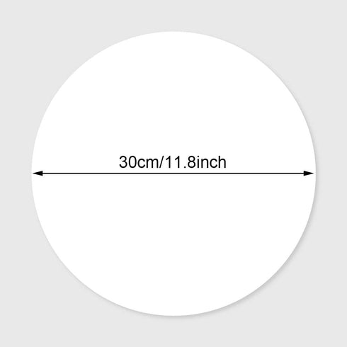 Dry Erase Circle Dots, 12 Pack Whiteboard Table Stickers Removable Wall Decals Spots for Home School Classroom Desks Teachers, White by Kalkehay