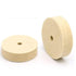 Luo ke 5 Pcs 3'' Compressed Wool Polishing Wheel, 3/8 Inch Arbor Hole Buffing Wheels for Grinders