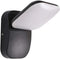 MGAYTYOAG Modern Wall Light 12W LED Wall Sconce Waterproof Wall Lamp, Black Metal