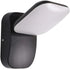MGAYTYOAG Modern Wall Light 12W LED Wall Sconce Waterproof Wall Lamp, Black Metal