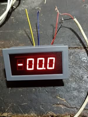 Fielect Digital AC Voltmeter Panel, AC 0-300V LED Digital Volt Meter, 3 1/2 Digit
