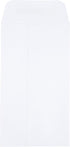 JAM PAPER #6 Coin Business Envelopes - 3 3/8 x 6 - White - 50/Pack with Peel and Seal Closure