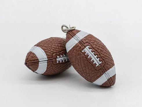 lasenersm 2 12" Pieces Rugby Ceiling Fan Pull Chain Beaded Ball Pull Chain Extension with Rugby Pendant Ceiling Fan