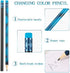 Outus 60 Pieces Color Changing Mood Pencils for Kids, 2B Thermochromic Pencils with Eraser for Birthday Party Favors