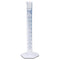 10ml Plastic Graduated Cylinder, Single Metric Scale, Karter Scientific 237I3, Polypropylene