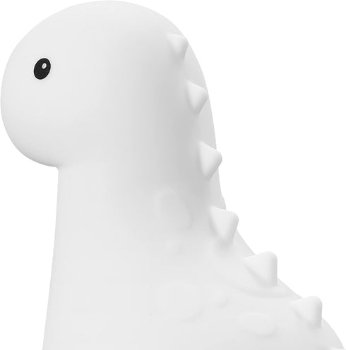 13848 Globe Electric Multicolor LED Silicone Night Light, Brontosaurus Tap Light, Rechargeable, Color Changing, Soft