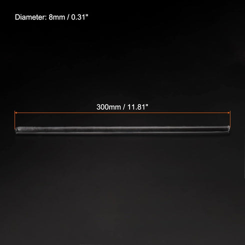 MECCANIXITY 3.3 Borosilicate Glass Stick 11.81" Length 8mm Dia Stir Rod Mixing Tools with Both Ends Round for Lab Kitchen Science 6Pcs