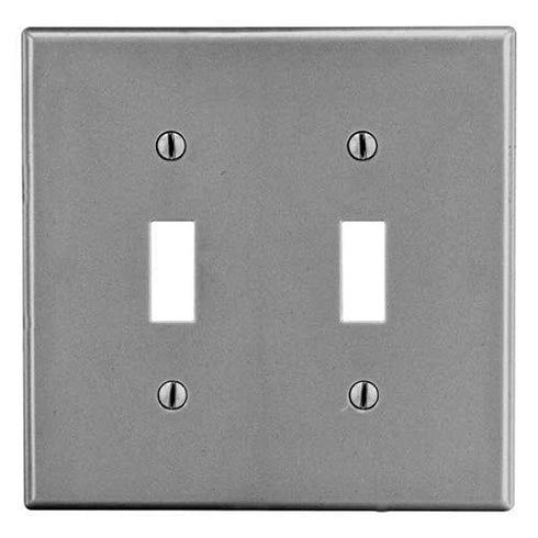 Toggle Switch Wall Plate,Gray