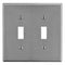Toggle Switch Wall Plate,Gray
