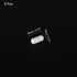 MECCANIXITY Magnetic Stirrer Mixer Stir Bar Rod 20mm(0.79") x8mm Cylinder Shape PTFE Coating Magnet White for Laboratory 5Pcs