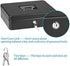 SentrySafe Black Money Saving Box with Cash Tray, Key Lock, Portable Safe, 0.21 Cubic Feet