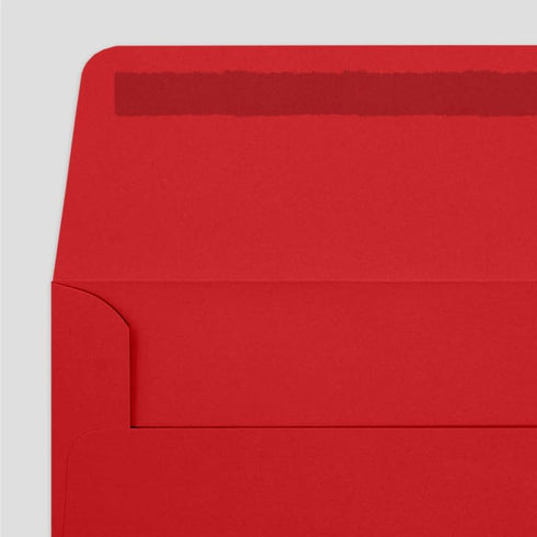 LUXPaper #10 Business Window Envelopes | 4 1/8" x 9 1/2" | 50 Qty - Ruby Red | 80lb. Text