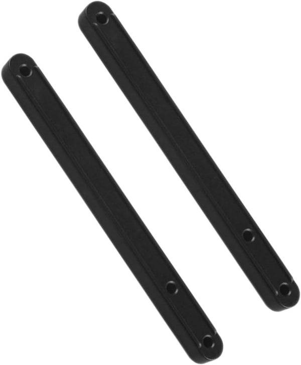 SHINYPASING 2pcs 180mm Black Side Mount Drawer Slides Under Drawer Guides Cabinet Furniture