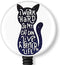 I Work Hard so My Cat Can Live a Better Life Retractable ID Card Badge Holder with Alligator Clip