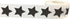 Black Star Shape Stickers, 1 Inch, 500 Adhesive Labels