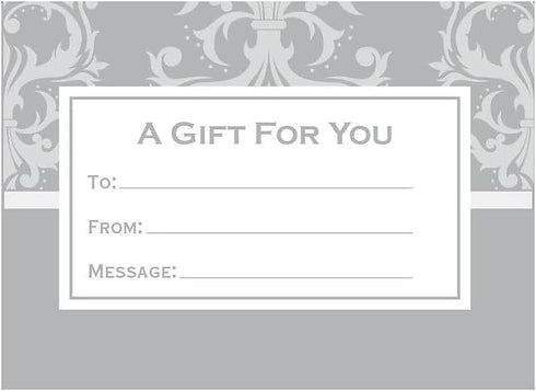 LUXPaper #17 Mini Envelopes | 2 11/16" x 3 11/16" | Silver Damask | 70lb. Text | 50 Qty by LUXPaper