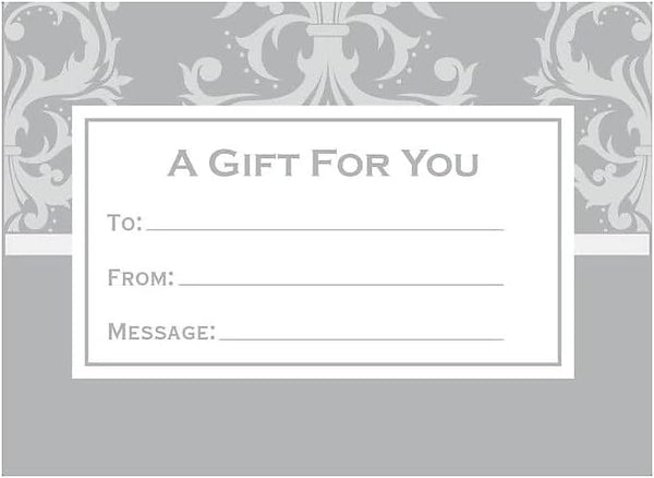 LUXPaper #17 Mini Envelopes | 2 11/16" x 3 11/16" | Silver Damask | 70lb. Text | 50 Qty by LUXPaper