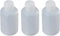 FEIYING 50pcs 60ml 2OZ Plastic Travel Empty Small Mouth Graduated Lab Chemical Container, Sample Bottles with Caps
