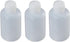FEIYING 50pcs 60ml 2OZ Plastic Travel Empty Small Mouth Graduated Lab Chemical Container, Sample Bottles with Caps