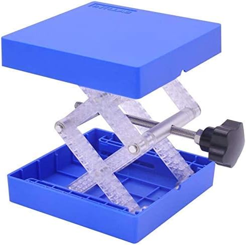 Laboratory Lift Stand Table Lab Jack (4" x 4") Lift Table, 20lbs Loading Bearing