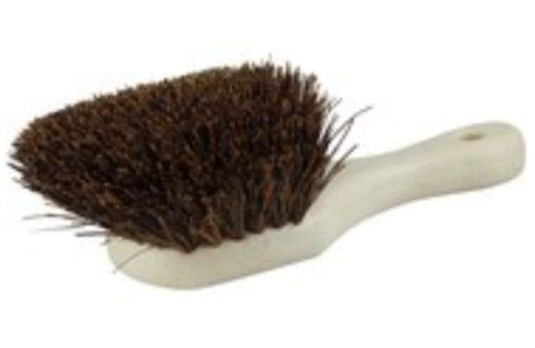 79101 8" (Pack 12) Weiler Utility Scrub Brush, Palmyra Fill, Short Handle, Foam, Block, Made in The USA