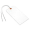 SmartSign Blank White Tag with Wire, 6 1/4" x 3 1/8", Pack of 25, Tear Proof Polypropylene