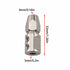 Ruiwaer 4x5mm Model Electric Boat Drive Shaft Connection Latch Silver Positive Flexible Collet Coupling CNC Motor Shaft