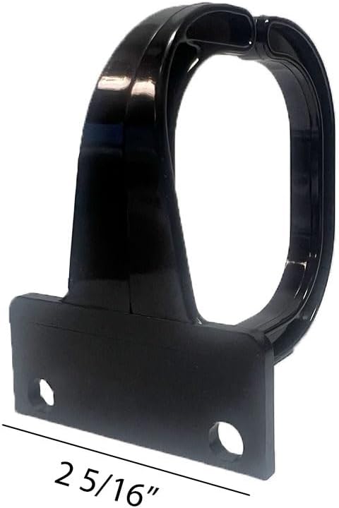 Quest Manufacturing Vertical D-Ring Cable Manager, 34 Cables, 1 Unit, Black