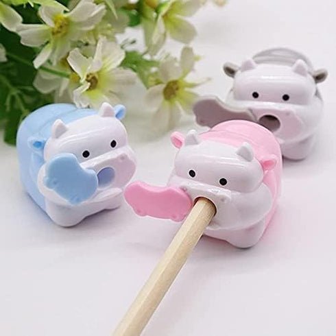 kawaii Cattle Design Sharpener Cow Ox Kawaii Pencils Sharpeners Cute School Supplies for Girls Office Home School by DPWOUM