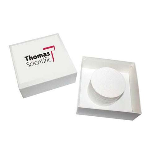 Thomas AE4700 1 Micron Borosilicate Glass Microfiber Filter, Fast Flow, 47mm Diameter (Pack of 100)