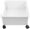 SEWACC Under Desk Rolling Cart, Small Nightstand Organizer with Wheels for Home and Office Storage