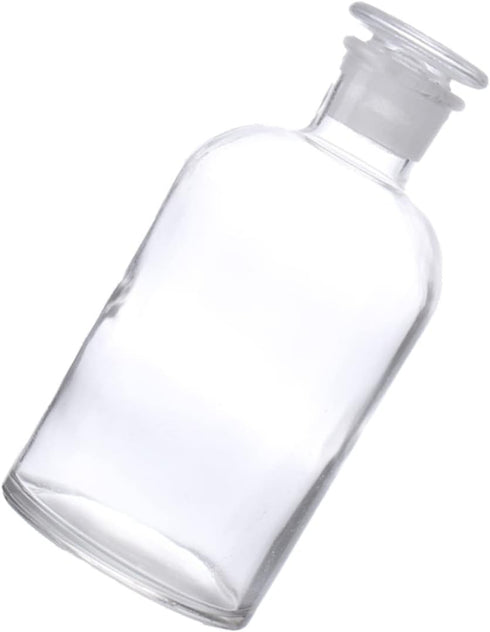 1pc Clear Reagent Bottle, Powder Container for Liquid Storage, Lab Vials, Small Apothecary Jars