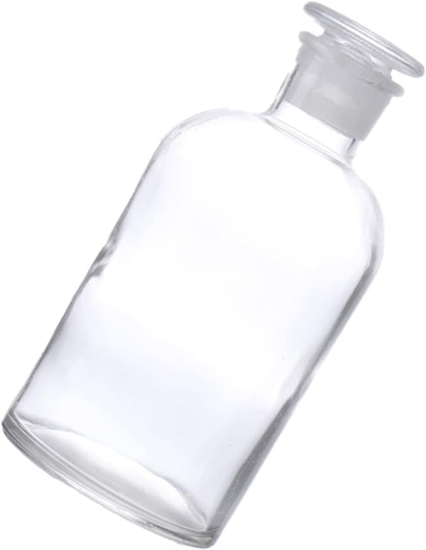 1pc Clear Reagent Bottle, Powder Container for Liquid Storage, Lab Vials, Small Apothecary Jars