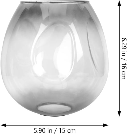 6.29X5.90X5.90 Inch DOITOOL Glass Lampshade Replacement Clear Lamp Shade for Floor Table Wall Lights Versatile Simple