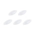 MECCANIXITY Magnetic Stirrer Mixer Stir Bar Rod 20mm x 8mm Olive Shape PTFE Coating for Laboratory, 5Pcs
