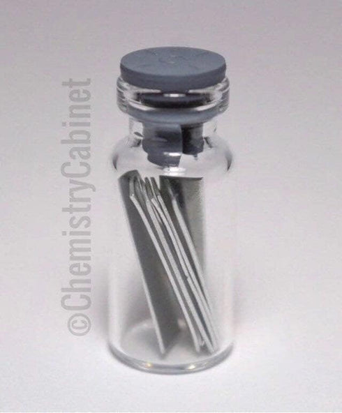 Chemistry Cabinet 99.99% 30 Zinc Metal Pure Strips/Electrode Element Zn Chemistry Sample - Science experiment