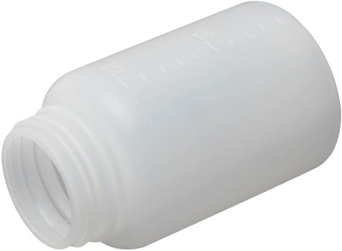 Bettomshin 5Pcs 100ml PE Plastic Bottles, Wide Mouth Lab Reagent Bottle with Graduated Scale