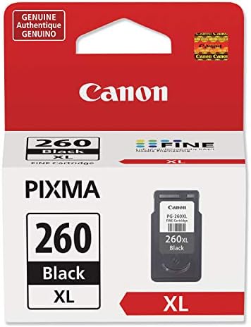 Canon PG-260XL Black Ink Cartridge, Compatible with TR7020, TS6420, TS5320 Printers
