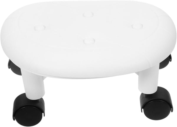 DOITOOL Rolling Low Stool Wheels Portable and Lightweight Under Desk Stool for