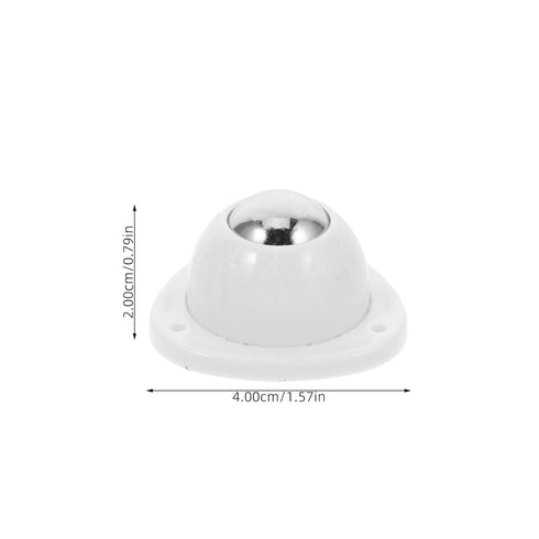 LIFKOME 4pcs Self-Adhesive Caster Wheels Swivel Steel Pulley for Furniture Heavy Duty Sticky Casters with Screws Silent