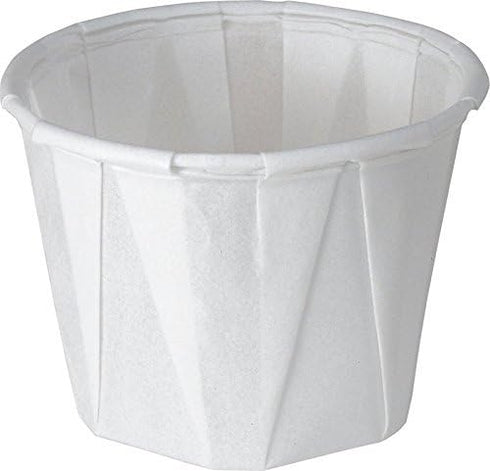 Solo 1.0 oz Treated Paper Souffle Portion Cups - Measuring, Medicine, Samples, Jello Shots (Pack of 250)