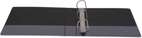 Universal UNV30721 1.5 in. Capacity 11 in. x 8.5 in. 3 Rings Deluxe Easy-to-Open D-Ring View Binder - Black by Universal