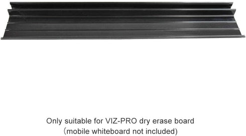 VIZ-PRO Dry Erase Board with Detachable Marker Tray, Fits Viz-Pro Whiteboard