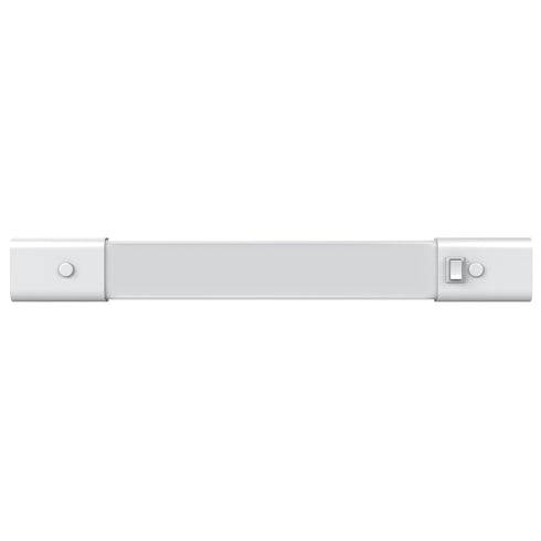 12in (1 Pack) GE LED HD+ Undercabinet Light Fixture, Linkable Integrated Slim Profile Fixture for Kitchens, Warm White