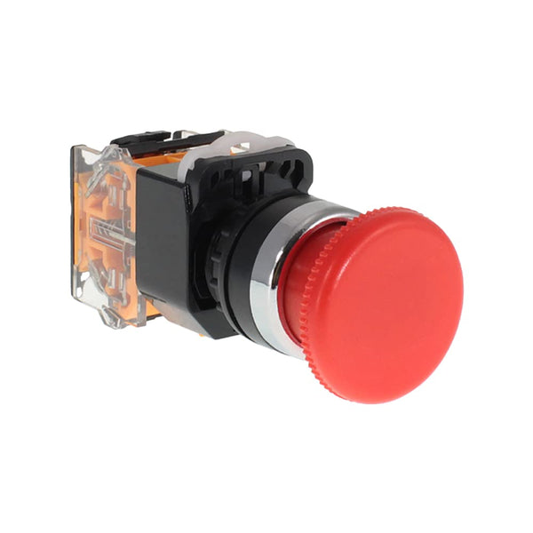 Emergency Push Button Switch - Red Mushroom Head for Home or Industrial Equipment