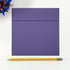 LUXPaper Square Invitation Envelopes - Peel & Press, 6" x 6", Wisteria Purple, 80lb. Text, 50 Qty