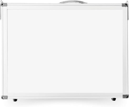 Large Magnetic Dry Erase Whiteboard, Portable 15.5” x 11.5” x 1.25” with Handle for Memos and Note-Taking